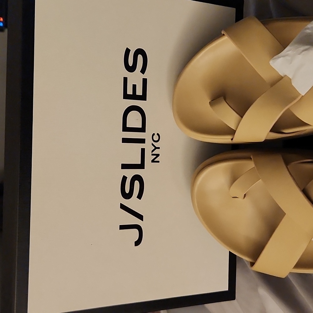 J/SLIDES SANDALS/BRAND NEW NEVER WORN ORIGINAL PACKAGING